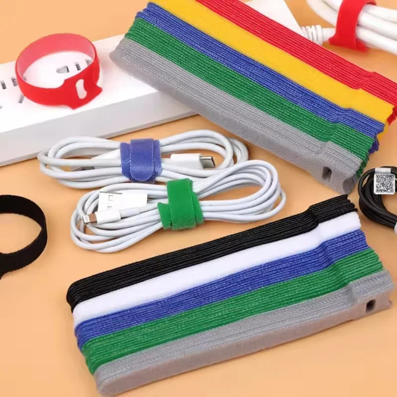 Cable Management Sleeve - 10/30/50 шт. Органайзер для USB-кабелей, фиксаторы