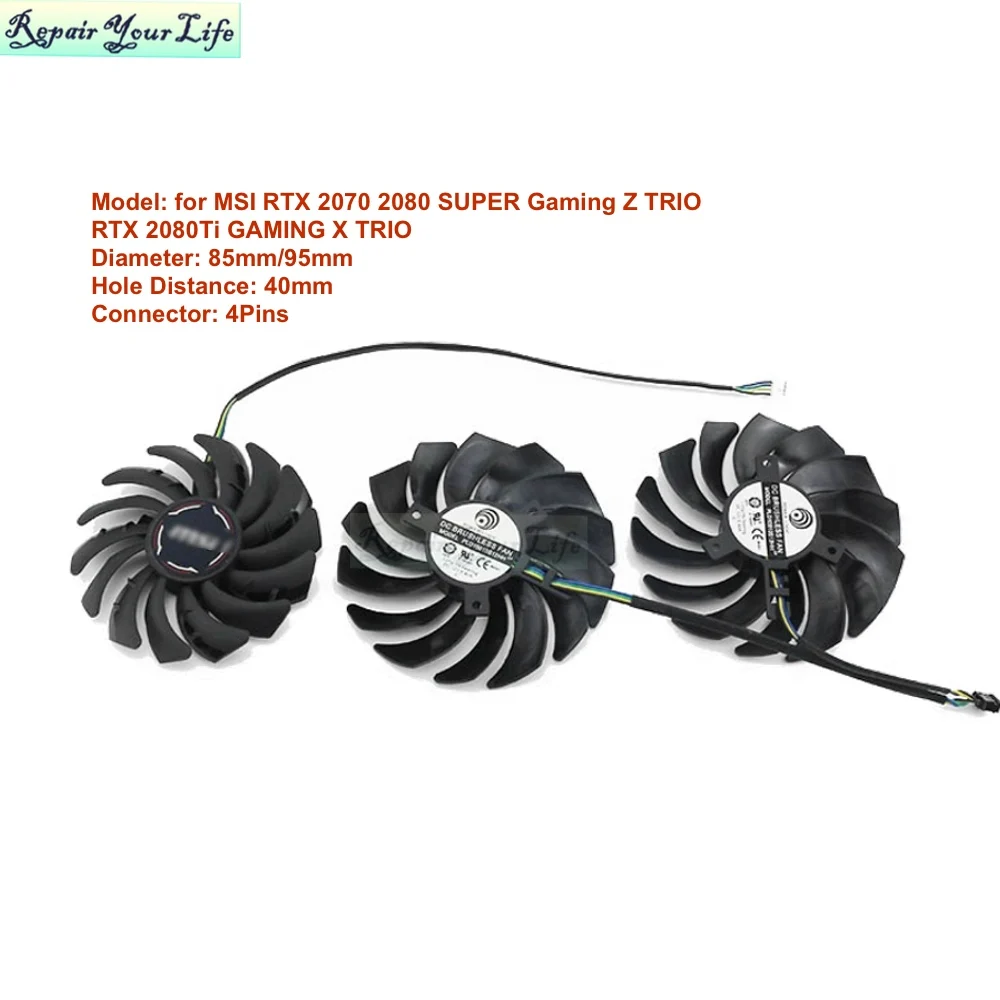 Pc Gaming Graphics Card - Вентилятор охлаждения ПК VGA для MSI