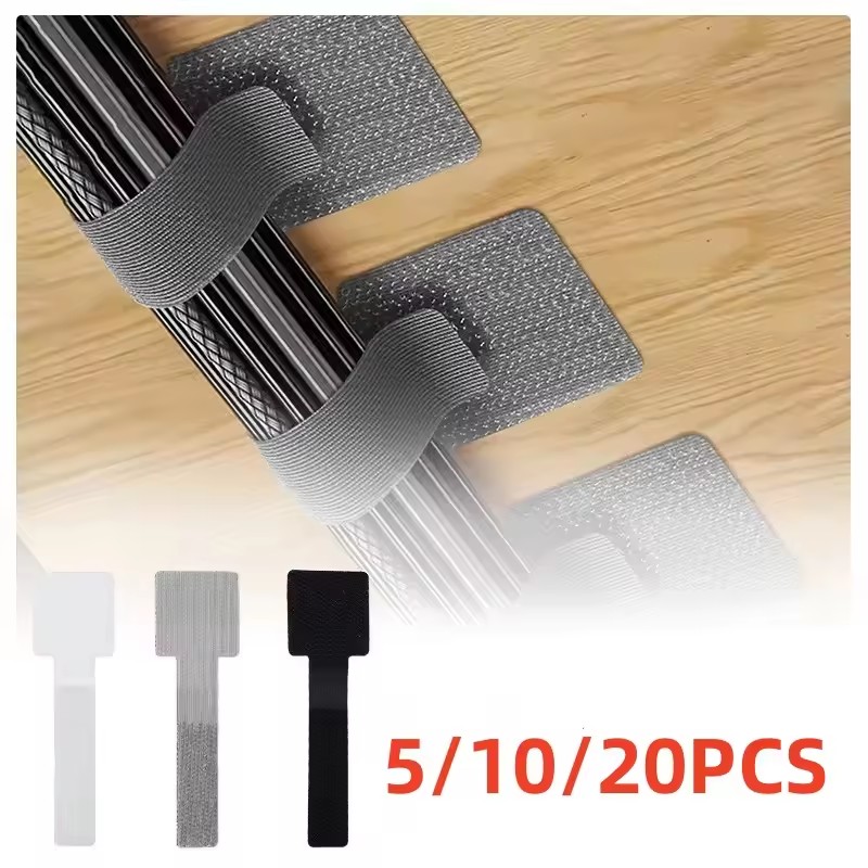 Cable Management Sleeve - 20/10/5/1 шт. многоразовые нейлоновые стяжки-органайзеры для
