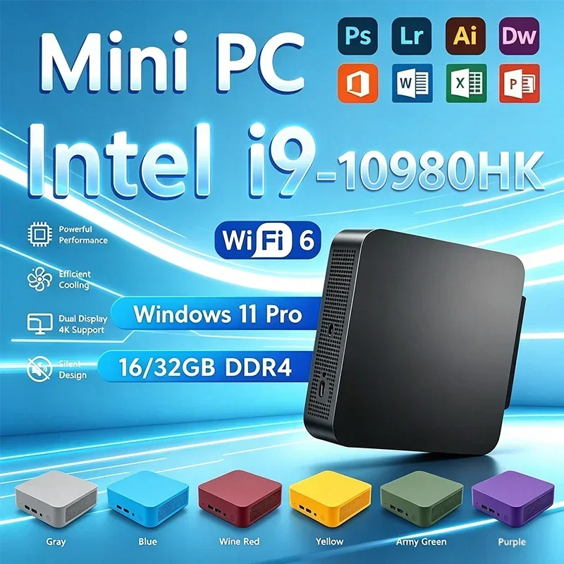 Мини-ПК Intel Core I9 10980HK, – обзор и цена Pc Gaming Ram 32Gb