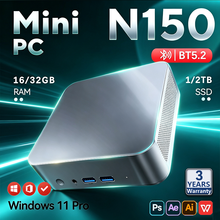 Мини-ПК Intel N150 2026 года,  – обзор и цена Pc Gaming Ram 32Gb