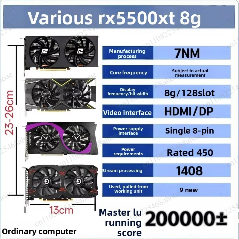 Демонтаж видеокарт RX580, RX57 – обзор и цена Pc Gaming Graphics Card