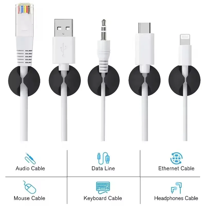 5/50 шт. мини-органайзеры для  – обзор и цена Cable Management Sleeve
